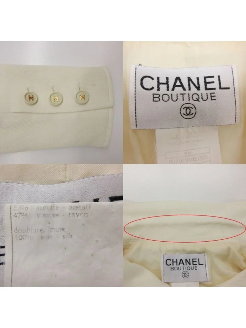 Chanel Chesterfield CC Logo Button Long Coat Notch Lapel Shoulder Pad Fully